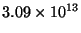 $3.09\times 10^{13}$