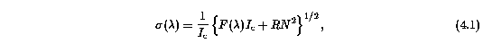 Normalized Uncertainty Spectrum