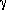 Symbol for Greek letter gamma