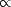 $\displaystyle \propto$