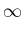 $\displaystyle \infty$