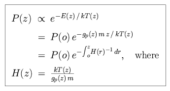 Scale Height - Definition of Scale Height - NAAP