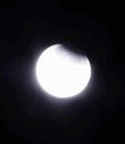 Time-lapse film of the Moon as viewed from Earth over the course of a lunar eclipse (about an hour). As the eclipse occurs, the shadow of the Earth passes over and then away from the Moon.