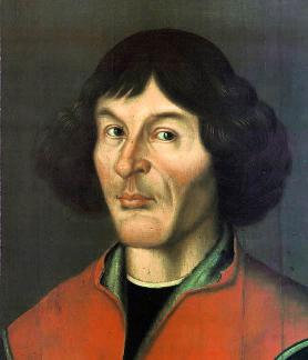 Portrait of the fifteenth century astronomer Nicolaus Copernicus. with a look of abstraction as though he were working through an idea in his mind.