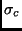 $\sigma_c$