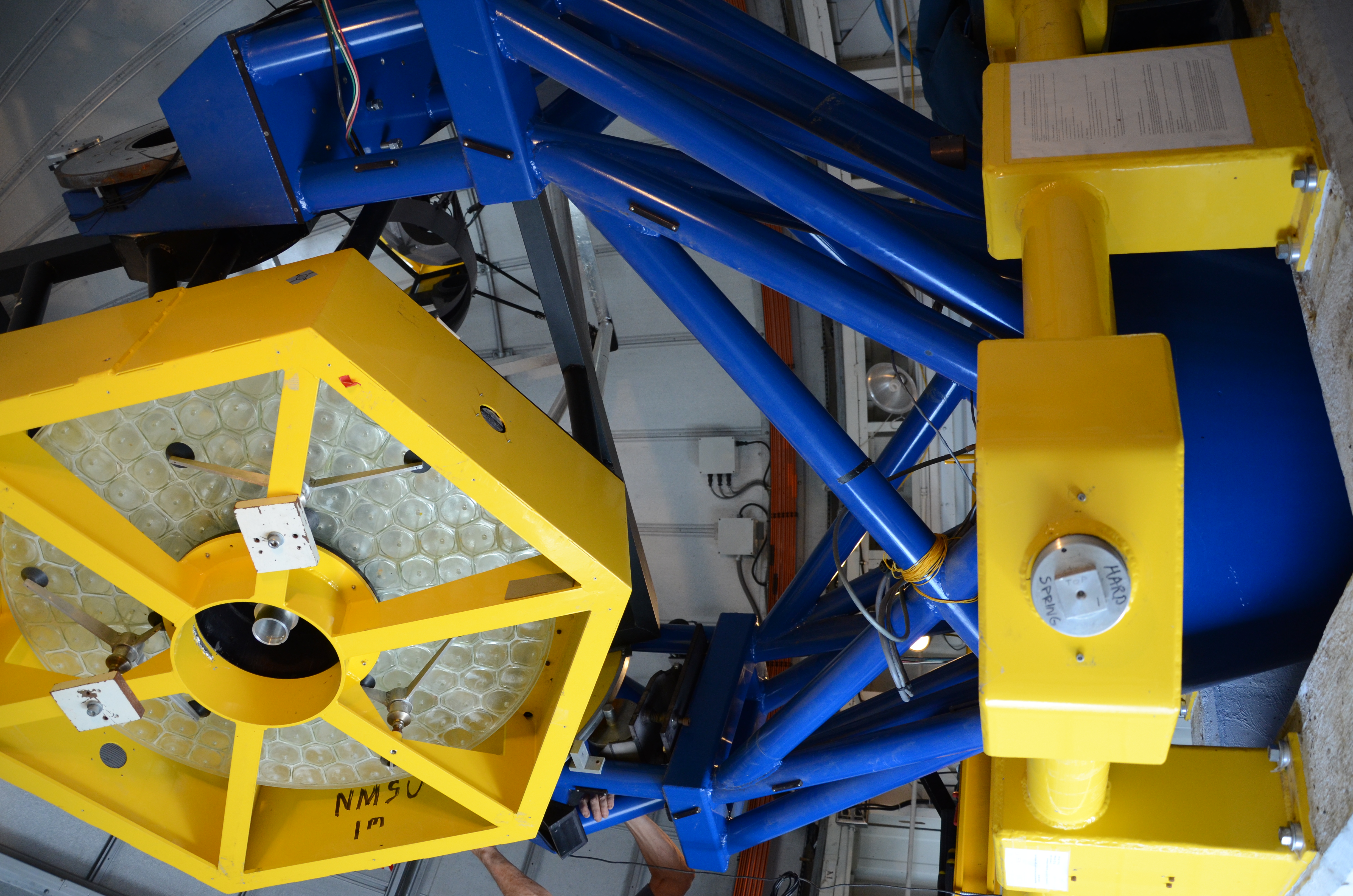 The telescope still in the dome.
