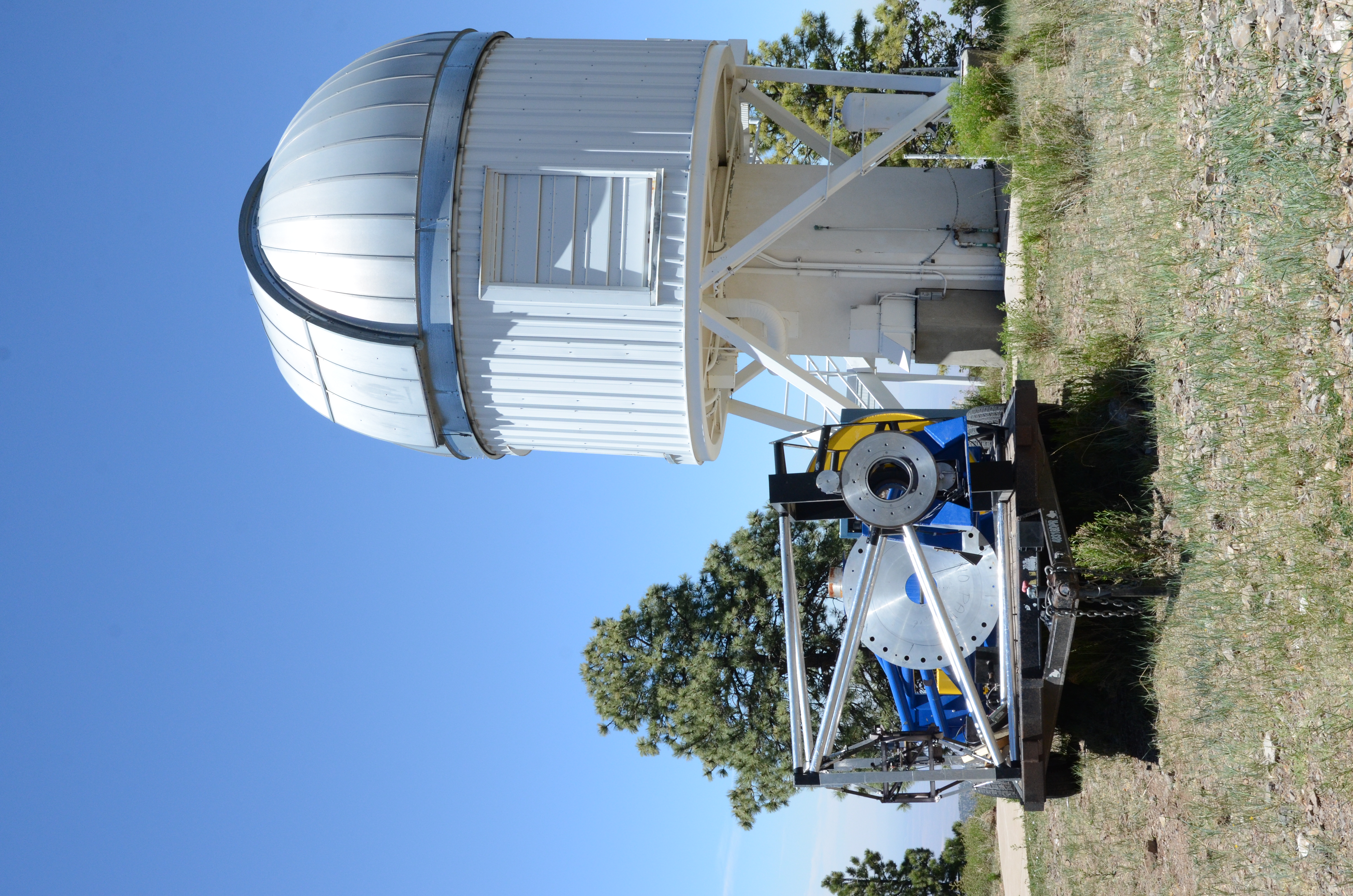 All of the pieces of the telescope on the trailer and ready to go to Magdalena,... All of the pieces of the telescope on the trailer and ready to go to Magdalena,...